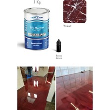 Demarin Solventsiz - Kokusuz Sıvı Mermer, Liquid Marble (Tezgah, Zemin Boyası)