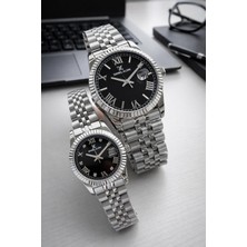 Daniel Klein Çift Sevgili Saati Çelik Bileklik Çelik Kordon 3 Atm Suya Dayanıklı Kol Saati VS.BLKT.0807