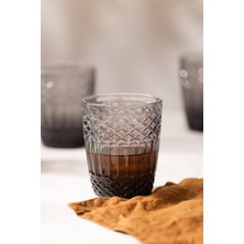 PremiumPort Şık Füme 4’lü Su Bardağı Seti 300 cc