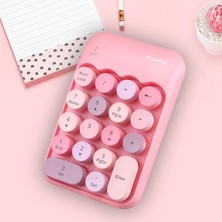 Zilvana Klyvera Mofii Kablosuz Sayısal Tuş Takımı USB Alıcılı Numpad Pembe Siyah