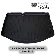 Elorcar Cıtroen C3 (Ince Stepneli Model)  2010 - 2016 3D Bagaj Havuzu