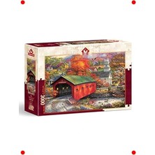 Calperia Tatlı Hat Köprüsü Manzaralı 3000 Parça Yapboz