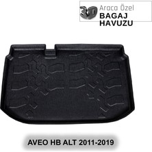 Elorcar Chevrolet Aveo Hb (Alt Bagaj)  2011 - 2019 3D Bagaj Havuzu