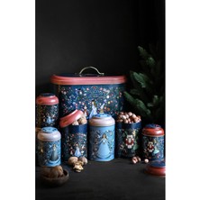 PremiumPort Oval Ekmek Kutusu 7'li Set, Şık ve Fonksiyonel Mutfak Saklama Çözümü