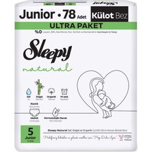 Sleepy Natural Külot Bez 2'li Ultra Paket 5 Beden 78 Adet
