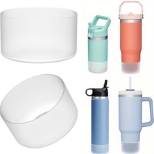 Trailx Quencher Iceflow Lumin Yeni Nesil Silikon Termos Taban Koruyucu, Buzbeyazı 1 Adet