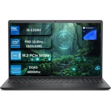 Dell Pro 15 Essential PV15250EX I5-1334U 16GB 512GB SSD 15.6 Fhd 120Hz Windows 11 Pro Taşınabilir Bilgisayar PV15250I5EX01