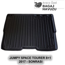 Elorcar Cıtroen Jumpy Space Tourer 8+1 2017 - Sonrası 3D Bagaj Havuzu