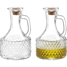 PremiumPort Şık Olivie Yağlık ve Sirkelik Orta Boy 2'li Set, 370ML, Mutfak Şıklığı