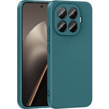 Maks Technology Xiaomi 15T Pro Kılıf Mkst Mara Lansman Kapak - Koyu Yeşil