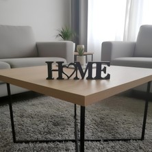 Venora Concept Siyah Dekoratif Home Yazısı Şeklinde Obje | 3D Baskı