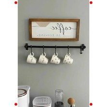 Calperia 6 Kancalı Duvara Monte Mutfak Askısı - Dekoratif