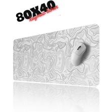 Sarftech White Contour Speed Hızlı Yüzey Kaymaz Taban Gaming Oyuncu Mouse Pad Oyuncu Gaming Mousepad