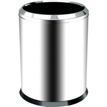 Mertinoks 304K Krom Çemberli Çöp Kovası 8 L 21,5X30 cm