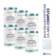 Celluragen Cellular Life Marine Collagen Complex Balık Kolajen Peptitleri ve Ca-Akg Içeren Takviye 30 Günlük x 6 Adet