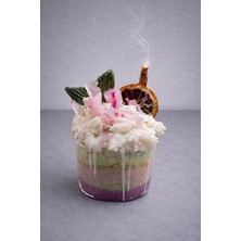 Lumus Candle Amber Kokulu Dekoratif Kase Mum