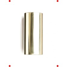 Calperia Orta Boy Pirinç Gitar Slide - Pürüzsüz Ton