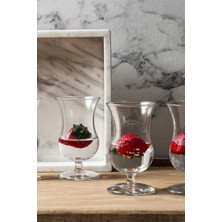 PremiumPort Şık 4'lü Ayaklı Çay Bardağı 125 cc Seti, Zarif ve Kullanışlı Tasarım