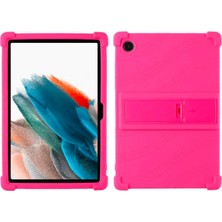 K-yonlineticaret Ally Sm Galaxy Tab A8 2021 10.5 (X200/X205) Kılıf Standlı Silikon KILIF-(5775) - KY002K-6RRO44