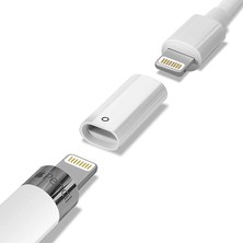 K-yonlineticaret Ally Apple Pen Pencil Kalem USB Şarj Cihazı Lightning ADAPTÖRÜ-(5775) - KY002K-6RQCN0