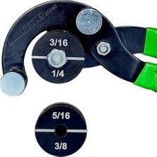 Oemtools 25440 Profesyonel Boru Pensesi: 5/16", 3/8", 3/16" ve 1/4" Çaplarındaki Pirinç, Bakır, Çelik ve Alüminyum Fren Hortumları | 90 Dereceye Kadar Sol, Sağ ve Ofset Bükmeler Yapabilir