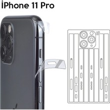 K-yonlineticaret Iphone 11 Pro 5.8 Hidrojel Hayalet Yan Alt Üst Kamera Kaplama FILM-(5775) - KY002K-6RR8B5