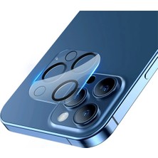 K-yonlineticaret Baseus iPhone 12 Pro 6.1 3D Full Kaplama Kamera Koruyucu Cam 2 Adet SET-(5775) - KY002K-6RQZB1