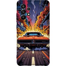 Lelia Samsung Galaxy A32 Uyumlu Baskılı Şeffaf Telefon Kılıfı | Koleksiyon: Turboline Streetworks