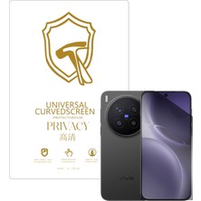 Microcase Vivo X300 Pro ile Uyumlu Privacy Gizlilik Filtreli Hayalet Nano Ekran KORUYUCU-EKM110