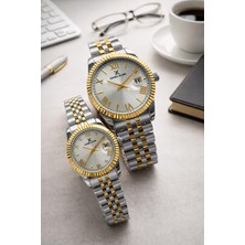 Daniel Klein Çift Sevgili Saati Çelik Bileklik Çelik Kordon 3 Atm Suya Dayanıklı Kol Saati VS.BLKT.0805