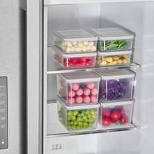 PremiumPort Kavanoz Seti 4'lü, 0.5 Lt ve 1 Lt, Pratik Saklama Çözümleri