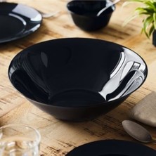 PremiumPort Şık Siyah Büyük Kase 27 Cm, Dayanıklı ve Çok Amaçlı Kullanım
