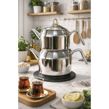 Cocinero Vigo 8092 Xxl Aile Boyu Çelik Sap Çaydanlık Takımı