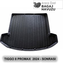 Elorcar Chery Tıggo 8 Pro Max 2024 - Sonrası 3D Bagaj Havuzu