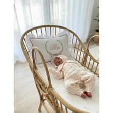 Florije Baby Toz Pembe Triko Kız Bebek Tulum Seti 3 Parça