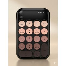 Zilvana Klyvera Mofii Kablosuz Sayısal Tuş Takımı USB Alıcılı Numpad Pembe Siyah