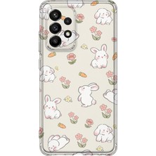 Lelia Samsung Galaxy A52 Uyumlu Baskılı Şeffaf Telefon Kılıfı | Koleksiyon: Cute Animals