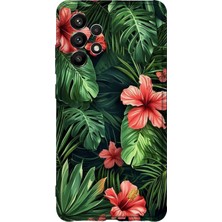 Lelia Samsung Galaxy A72 Uyumlu Baskılı Şeffaf Telefon Kılıfı | Koleksiyon: Floraluxe Botanica