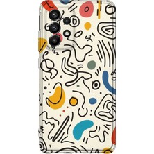 Lelia Samsung Galaxy A73 Uyumlu Baskılı Şeffaf Telefon Kılıfı | Koleksiyon: Oneline Essence