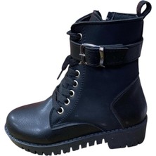 Güven Kundura Kız Çocuk Içi Yünlü Fermuarlı Bot