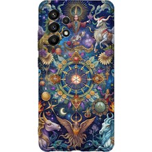 Lelia Samsung Galaxy A72 Uyumlu Baskılı Şeffaf Telefon Kılıfı | Koleksiyon: Zodiacmuse Celestia