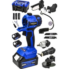 PremiumPort Çok Fonksiyonlu Havalı Matkap ve Alet Seti, Dayanıklı ve Güçlü Performans