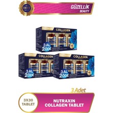 Nutraxin Beauty Gold Collagen 30 Tablet 3 Al 2 Öde 3 Adet