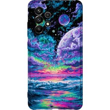 Lelia Samsung Galaxy A33 Uyumlu Baskılı Şeffaf Telefon Kılıfı | Koleksiyon: Cosmicwhisper Skyset