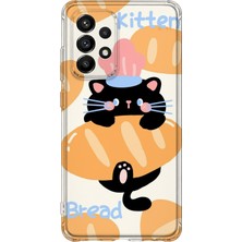 Lelia Samsung Galaxy A52 Uyumlu Baskılı Şeffaf Telefon Kılıfı | Koleksiyon: Snacktoon Delight