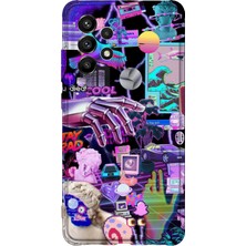 Lelia Samsung Galaxy A53 Uyumlu Baskılı Şeffaf Telefon Kılıfı | Koleksiyon: Neondream District