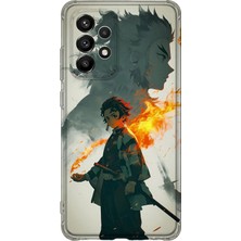 Lelia Samsung Galaxy A72 Uyumlu Baskılı Şeffaf Telefon Kılıfı | Koleksiyon: Animesoul Sketchbook
