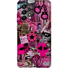 Lelia Samsung Galaxy A52 Uyumlu Baskılı Şeffaf Telefon Kılıfı | Koleksiyon: Chromatica Aura