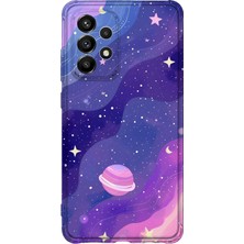 Lelia Samsung Galaxy A53 Uyumlu Baskılı Şeffaf Telefon Kılıfı | Koleksiyon: Cosmicwhisper Skyset