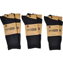 Design Erkek Natural Organik Naylonsuz Dikişsiz Çorap 12'li
